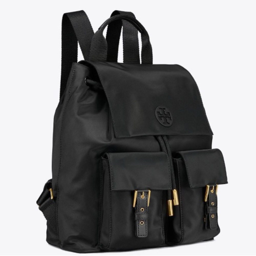 EUC • Tory Burch Black Nylon Backpack